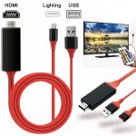 Cable HDMI a Lighting