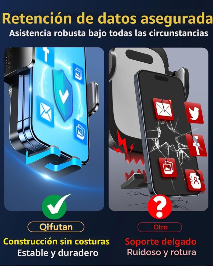 Gancho De Tablero De Vehiculo p/ Celulares 3 en 1 - Imagen 4