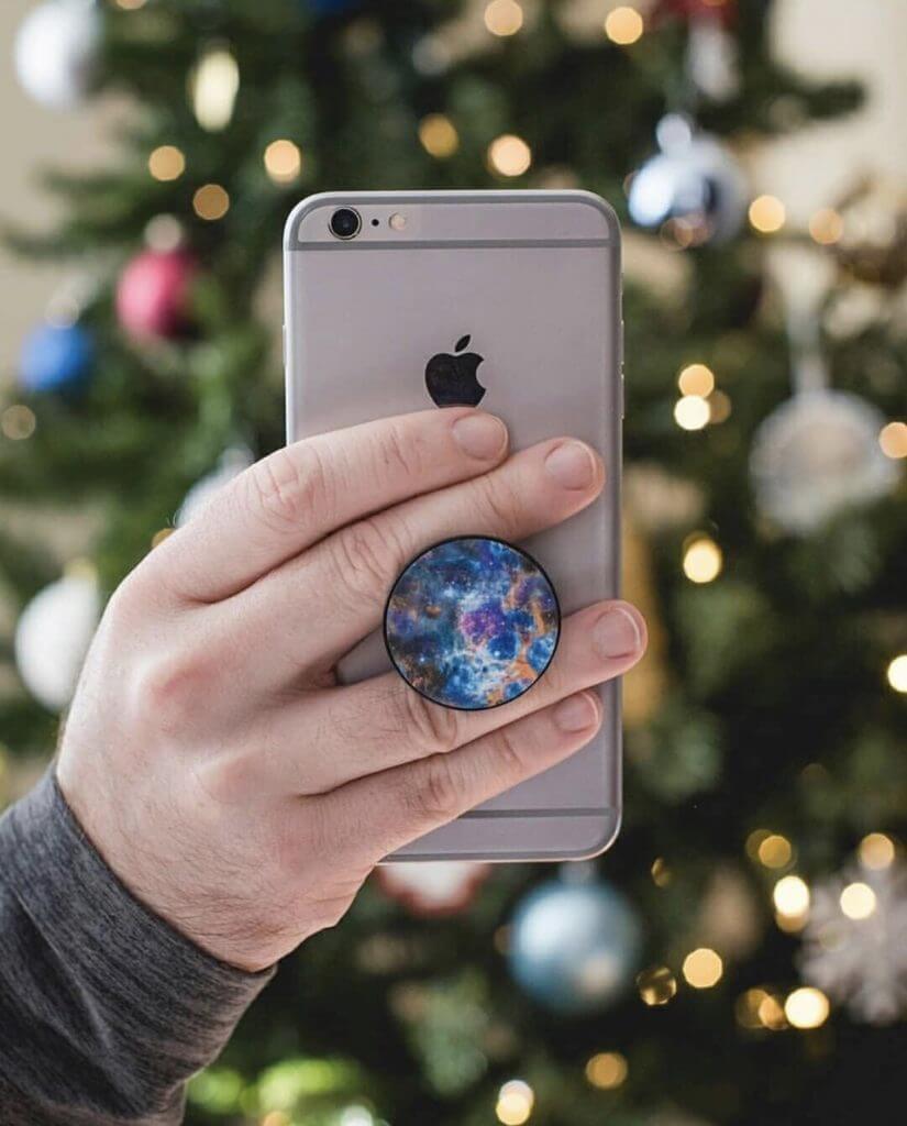 PopSockets PopGrip - Supporto E Impugnatura Per Telefoni Cellulari E Tablet Con Un Top Intercambiabile - Anchors Away White - Foto 10