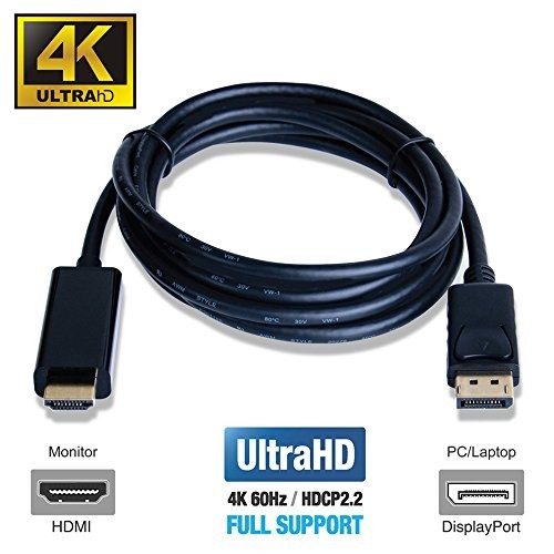 Adaptador HDMI a DisplayPort - 4K 60Hz - Adaptadores de vídeo HDMI