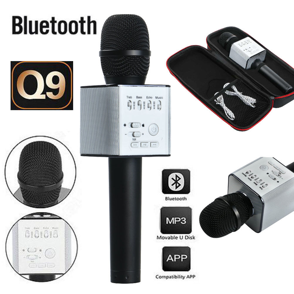 Micrófono Karaoke Niños 5w Bluetooth Efectos De Voz Parlante