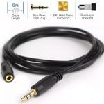 Extensión de Audio 3.5mm 6 pies
