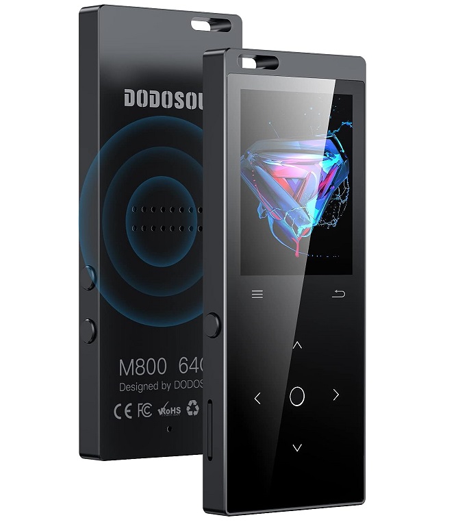 Reproductor MP3 de 64 GB con Bluetooth 5.2 - BERENNIS Reproductor