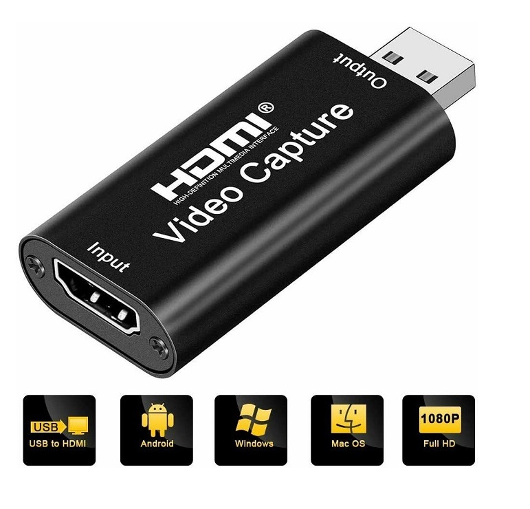 Grabadora capturadora video HDMI a USB grabe streaming: Netflix, Apple Tv,  Xbox One, PS4, etc.