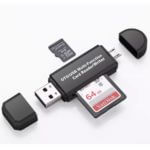 Adaptador Micro USB OTG a USB Y Micro SD