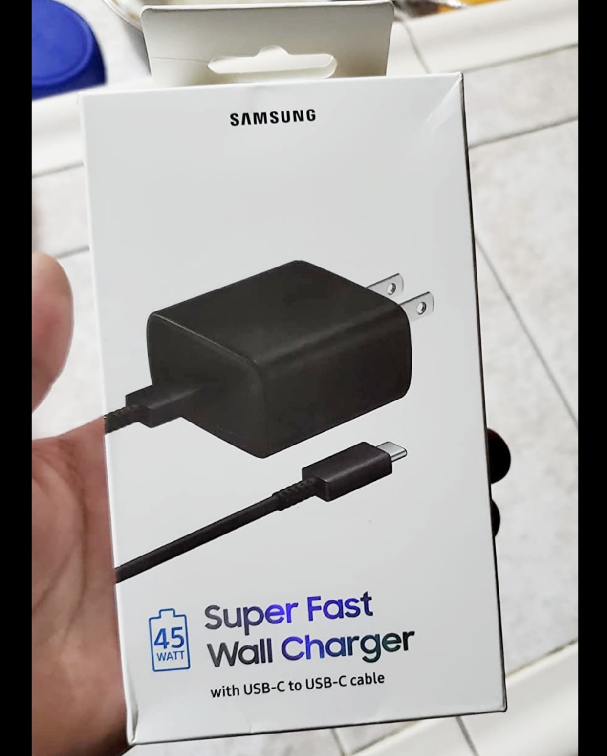 Cargador Samsung 45w Ultra Fast Usb C Power Adapter Original