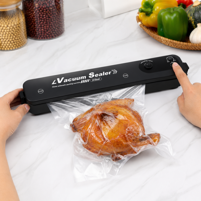 Máquina De Sellado Al Vacío Automática Andowl 130W - Imagen 2