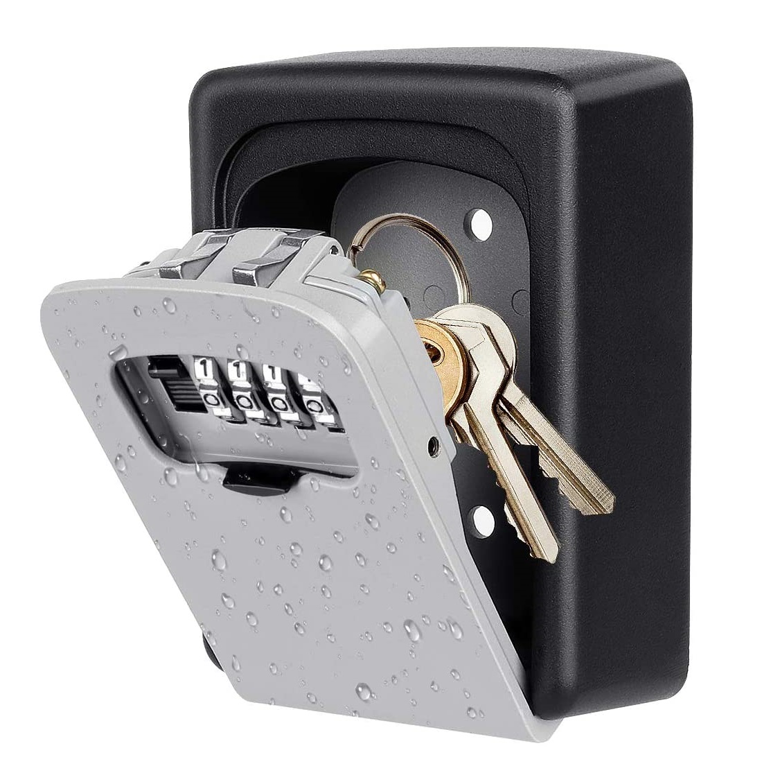 Caja de seguridad para llaves con codigo, 4 digitos. caja llaves, caja  llaves calle, caja de
