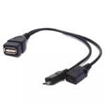 Adaptador OTG Micro USB / Alimentación Micro USB