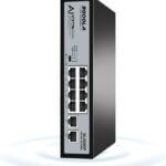 Switch POE De 8 Puertos 100Mbps +2 Enlaces Ascendentes Ethernet