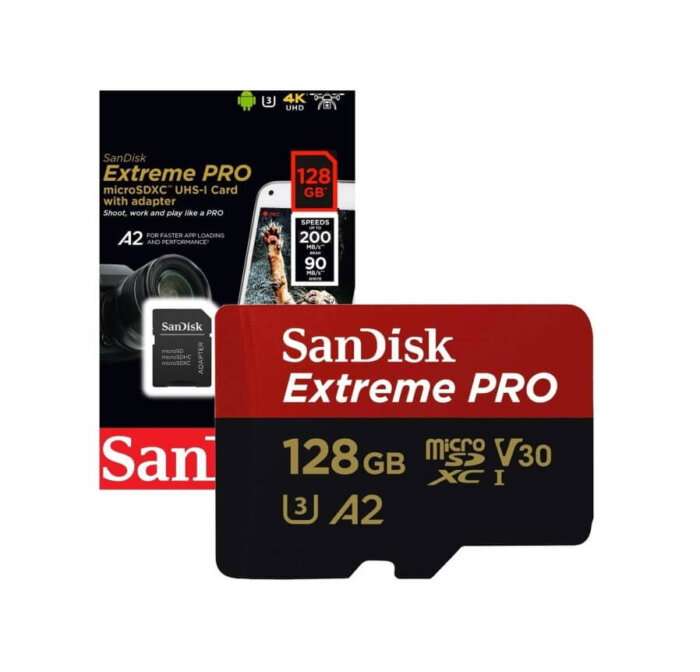 memoria-micro-sd128gb-sandisk-clase-10-extreme-pro-200mbs