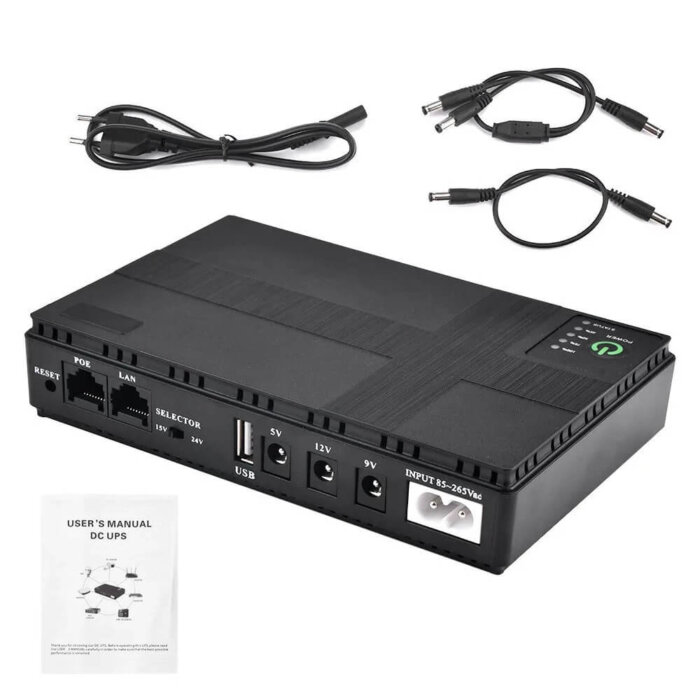 Mini-Portable-UPS-Router-5V-9V-12V-Uninterruptible-Power-Supply-for-WiFi-Router-Large-Capacity-Backu Mini Ups Para Router