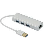 Adaptador Hub De Lan + USB 3.0 de 3 Puertos De Alta Velocidad