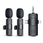 Microfono inalámbricos 3 en 1 Aux 3.5MM/Lightning/Tipo-C