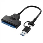 Adaptador USB C a SATA 3.0 para SSD/HDD de 2,5"