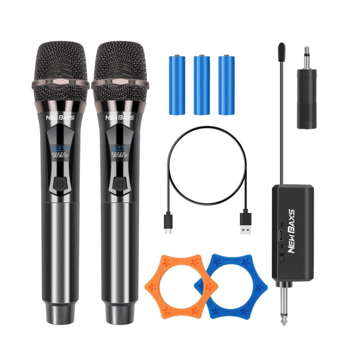 71rDHVjgkuL._AC_SL1500_ Micrófonos inalámbricos New Baxs