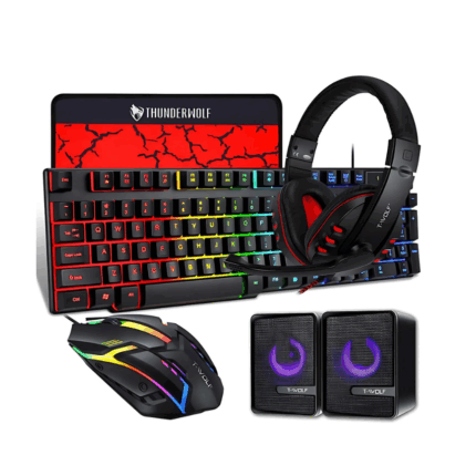 Combo Gamer 5 En 1 T-WOLF TF850 RGB