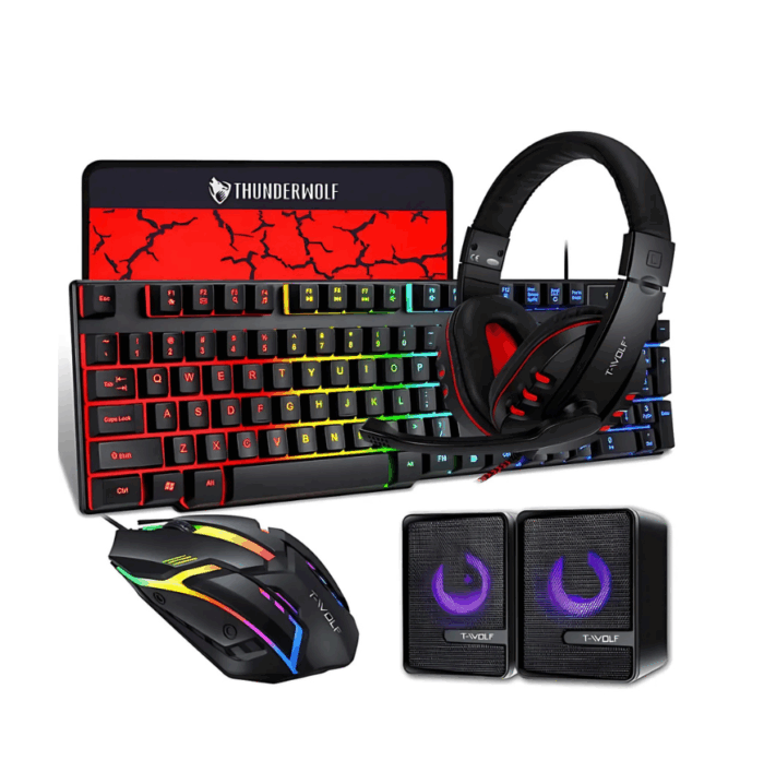 Diseño sin título Combo Gamer 5 En 1 T-WOLF TF850 RGB