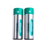 Batería recargable Aerbes 1.2V 600mAh, duradera, ecológica y de alto rendimiento. Ideal para controles, linternas, juguetes y más.