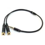 Cable Adaptador Jack a 2 Auxiliar 3.5mm