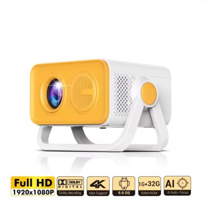 Proyector Portatil Android 4K Nativo 1080p Wifi 6 HT23PRO