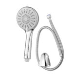Cabezal de Ducha Manual Con Manguera De Acero Inoxidable