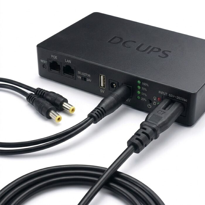 Mini UPS 20,000 mAh Para Router / Camaras 5V/9V/12V - Imagen 4