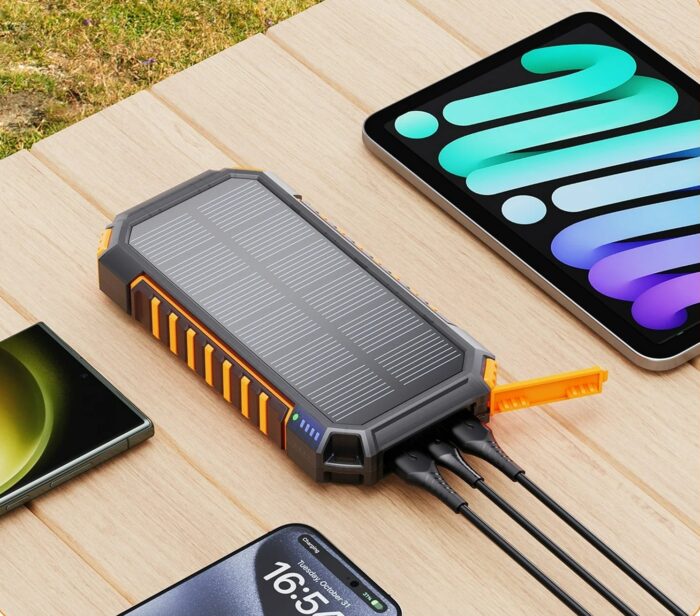 Cargador Portatil Solar 27000mAh De Carga Rápida - Imagen 2