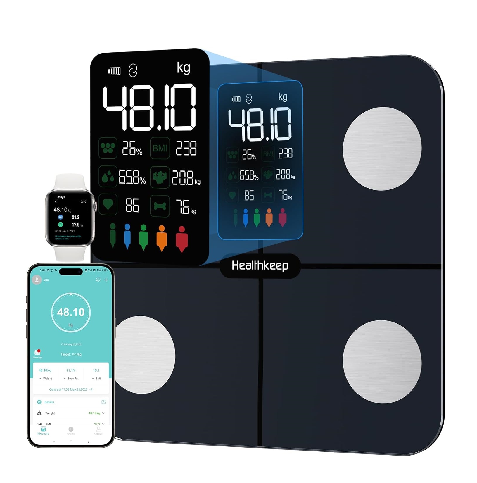 61oTxulGv5L._SL1500_ Báscula Digital Alta