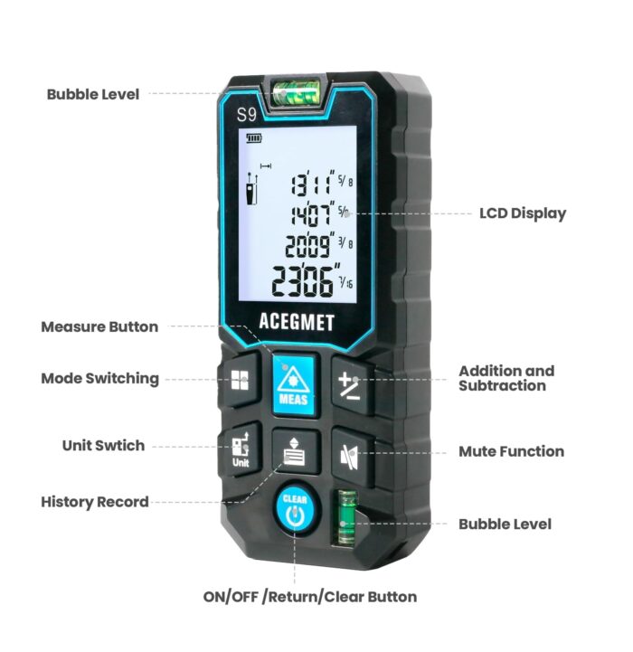 Medidor Láser 120m / 393ft de Alta Precisión - Imagen 2