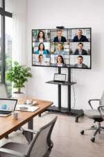 Soporte Móvil Para TV con Repisa Ajustable – Para Pantallas de 32” a 75” - Imagen 2