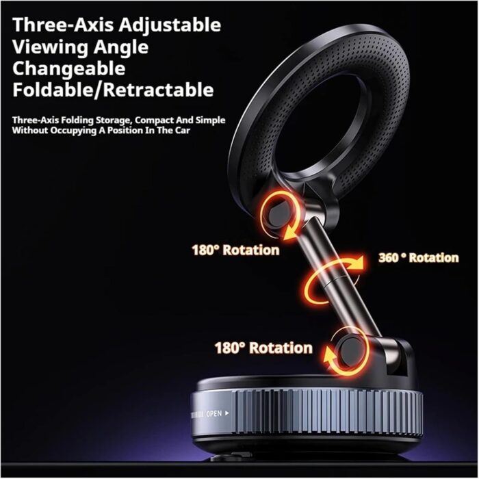 Gancho Magnético X68 Con Rotación De 360° Aspiracion Al Vacio - Imagen 2