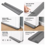 Protector De Puertas Aislante Práctico Y Eficiente - Imagen 4