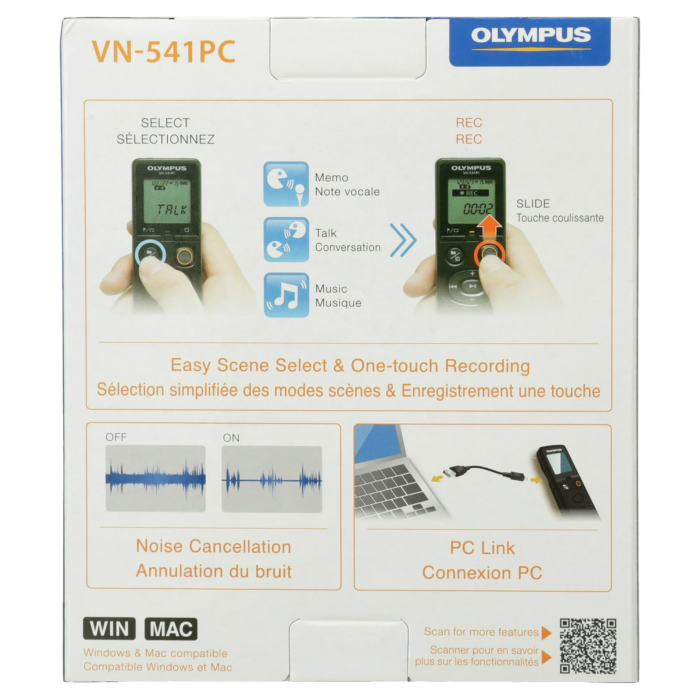 Grabadora De Voz Digital Olympus VN-541PC - Imagen 3