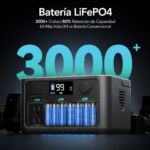 Estación De Carga Portátil Arkpax Core 300W – Batería LiFePO4 192Wh Con Carga Rápida - Imagen 3