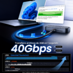 Cable Thunderbolt 4 USB C a USB C 2M 240W (40Gbps) - Imagen 2