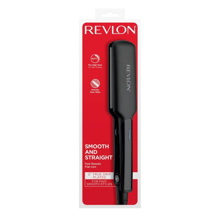 Plancha Alisadora Profesional REVLON Placas Cerámicas 2” De Calentamiento Rápido (RVST2182) - Imagen 3