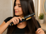 Plancha Alisadora Profesional KS Con Placas De Cerámica - Imagen 2