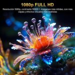 Proyector Pericat WiFi y Bluetooth  4K Compatible – Cine en Casa Full HD 1080P - Imagen 4