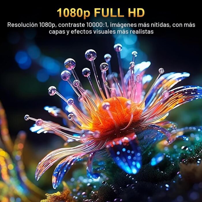 Proyector Pericat WiFi y Bluetooth  4K Compatible – Cine en Casa Full HD 1080P - Imagen 4