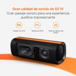 Bocina Bluetooth Portatil Xiaomi Sound Party 50W – con Luces LED 3D y Hasta 26 Horas de Reproducción - Imagen 4