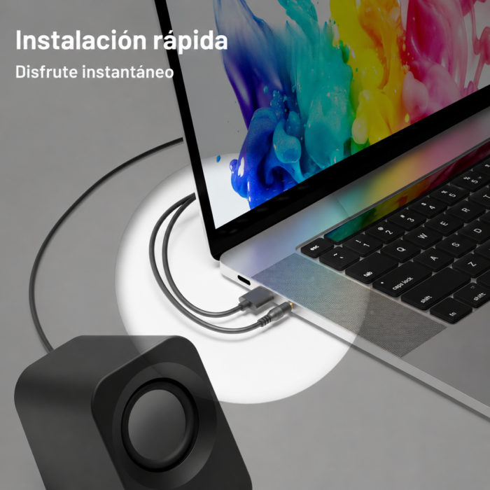 Bocinas Estéreo FUNLOGY Para PC De 14W: Sonido Potente En Un Diseño Compacto - Imagen 4