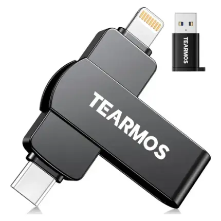Memoria USB Tearmos 512GB Lightning y USB-C