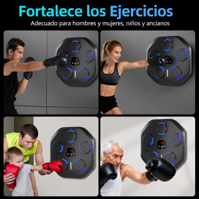 Máquina De Boxeo Musical Inteligente Bluetooth - Imagen 4