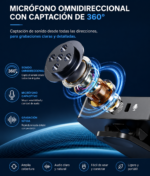 Micrófono Inalámbrico (F11-2) 3 en 1 con Cancelación de Ruido - Imagen 2