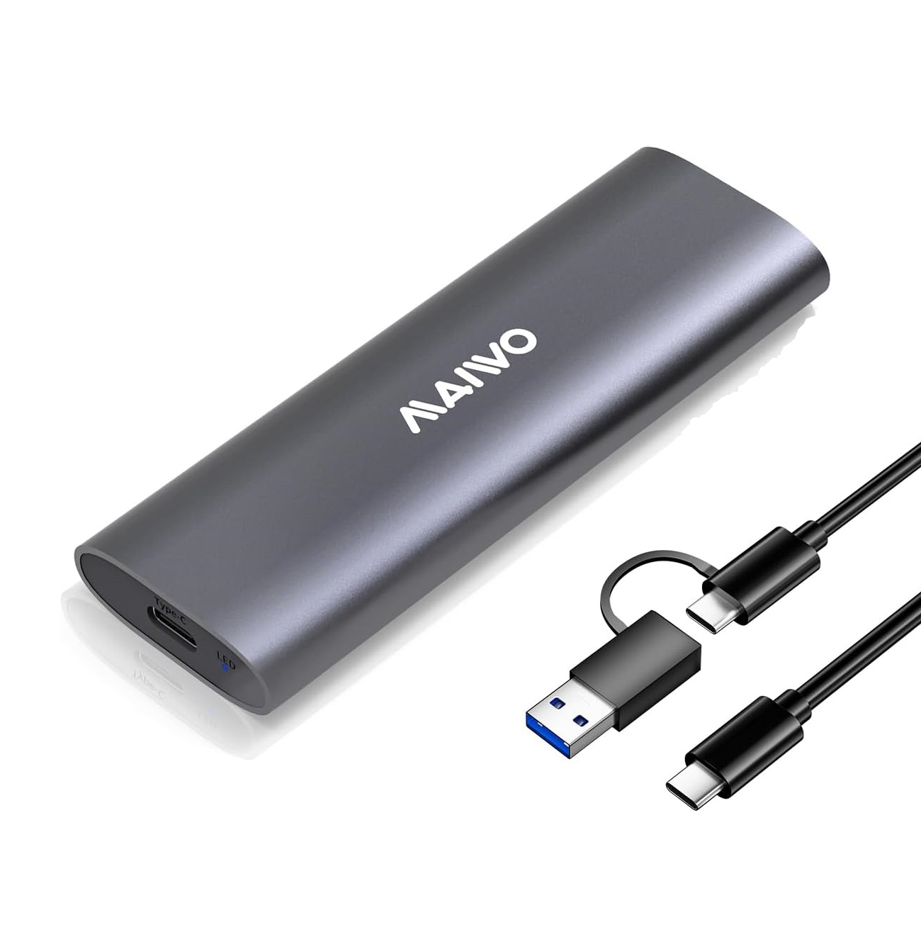 51p6q02ex6L._AC_SL1200_ Enclosure Para SSD M.2 NVMe USB 3.1 Gen 2 - Imagen 1