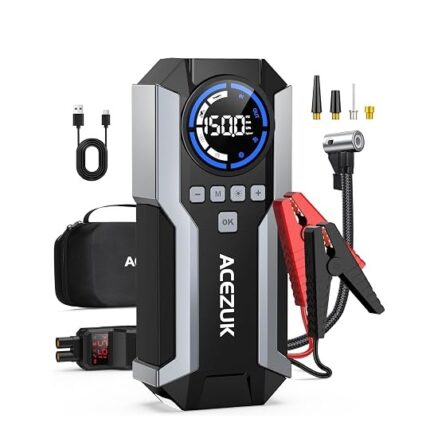 Cargador Jumper De Batería Portátil Acezuk 8000A 12v 12,800mAh