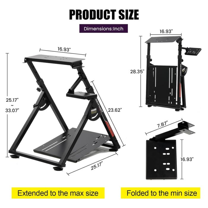 Soporte GTPLAYER Para Volante De Simulación Racing - Imagen 2