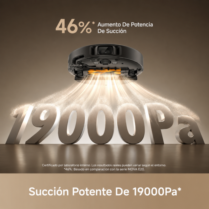 Aspiradora Robot Y Trapeador Inteligente MOVA E30 Pro Plus Con Base De Auto Vaciado - Imagen 2